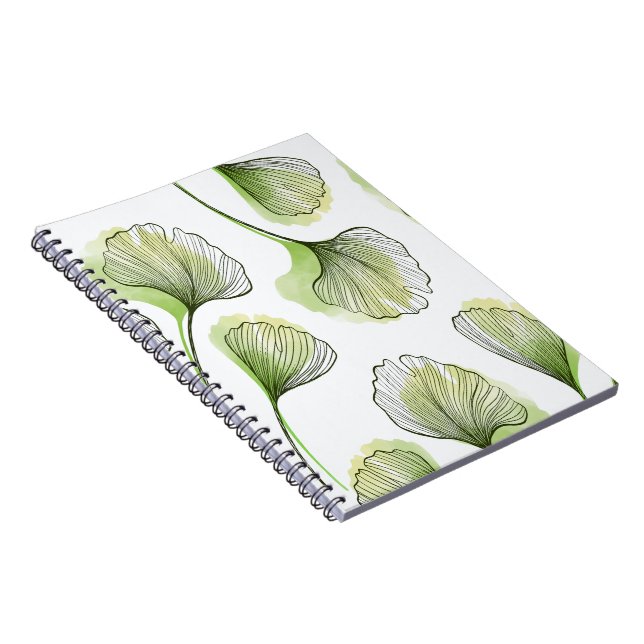 Green petals notebook (Right Side)