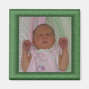 Green Photo Magnet