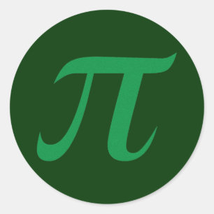 Green Pi Sticker