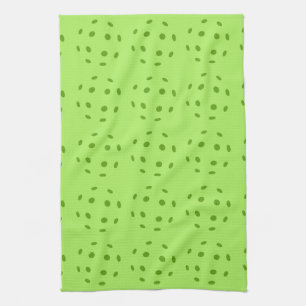 Green Pickleball Tea Towel