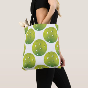 Green Pickleballs Tote Bag