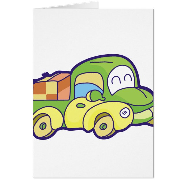 Green Pickup Truck (Front)