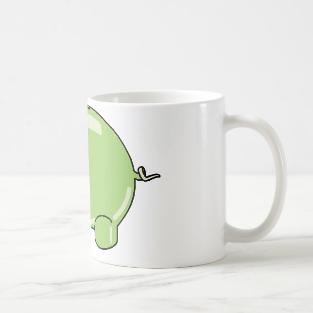 Green Pig Mug (Right)
