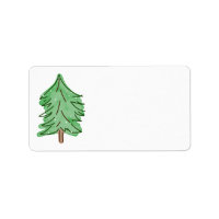 Green Pine Tree Blank