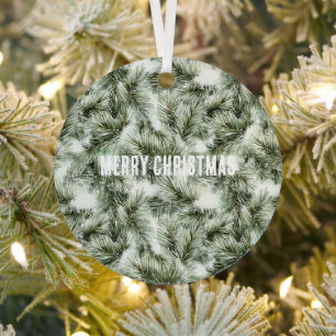 Green Pine Tree Christmas Metal Tree Decoration