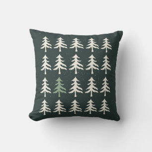 green pine tree cushion