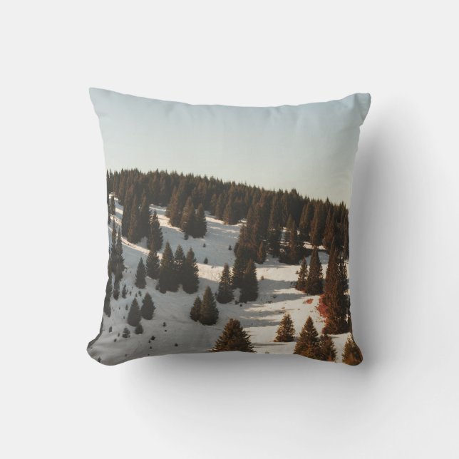 GREEN PINE TREES CUSHION (Front)