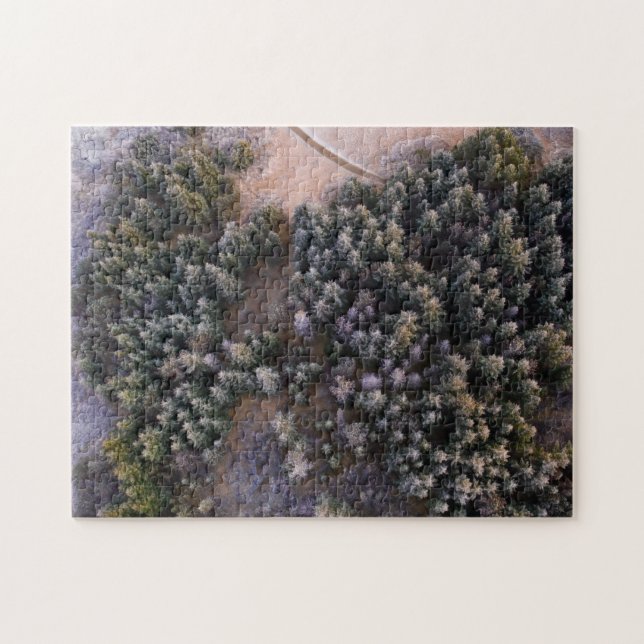 Green Pine Trees Jigsaw Puzzle (Horizontal)