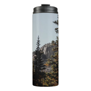 GREEN PINE TREES NEAR MOUNTAIN DURING DAYTIME THERMAL TUMBLER