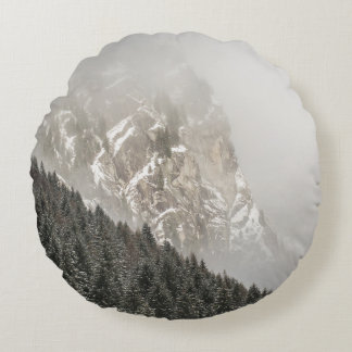 GREEN PINE TREES ROUND CUSHION