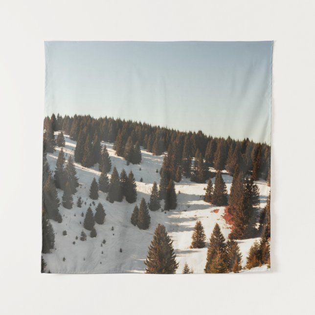 GREEN PINE TREES TAPESTRY (Front)