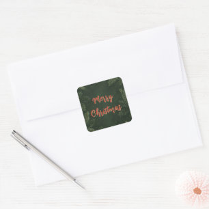Green Pines and Bows Stickers