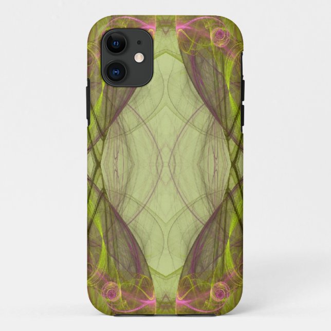 Green & Pink  iPhone 5 Case-Mate Barely There Case (Back)
