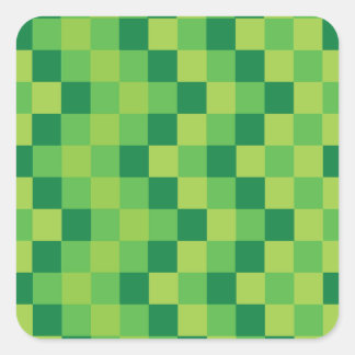 Green Pixel Stickers - Personalise with your text