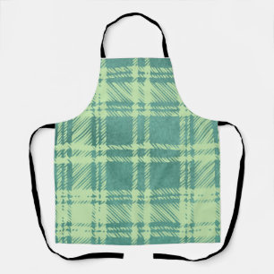 Green Plaid Apron