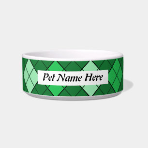 Green Plaid Bowl