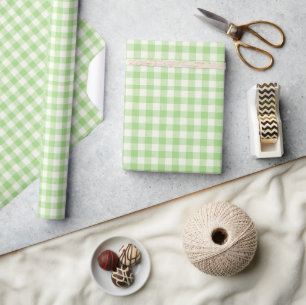 Green Plaid - Classic Chequered Gift Wrap