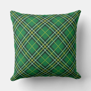 Green Plaid Cushion