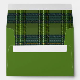 Green Plaid - Envelope