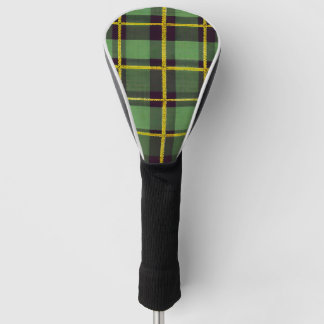 Green Plaid Golf Head Cover