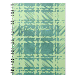 Green Plaid Journal