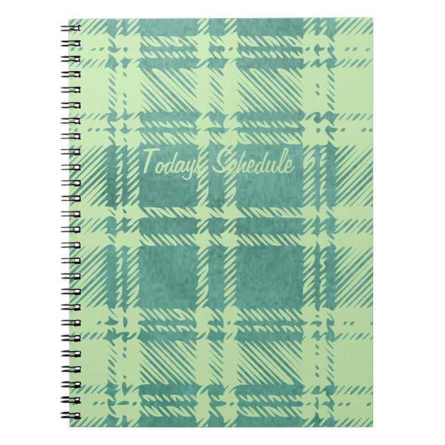 Green Plaid Journal (Front)