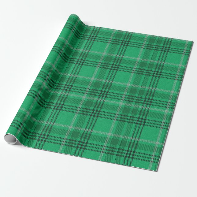Green Plaid - Large Wrapping Paper (Unrolled)