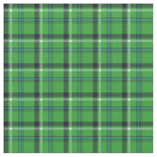Green Plaid Pattern Fabric