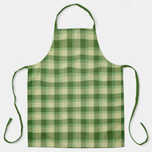 Green Plaid Saint Patrick's day Apron