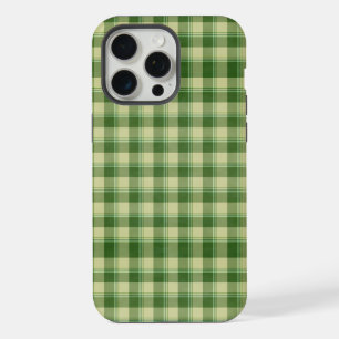 Green Plaid Saint Patrick's day iPhone 15 Pro Max Case