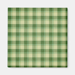 Green Plaid Saint Patrick's day Magnet