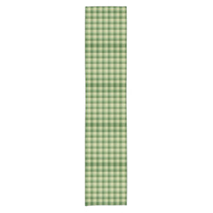Green Plaid Saint Patrick's day Short Table Runner
