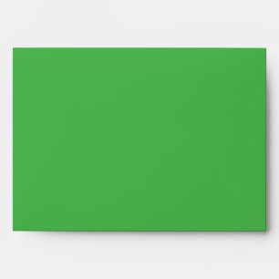 Green plain solid colour St. Patrick's Day  Envelope
