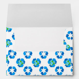 Green Planet Dots Earth Day Ecology Environment Envelope