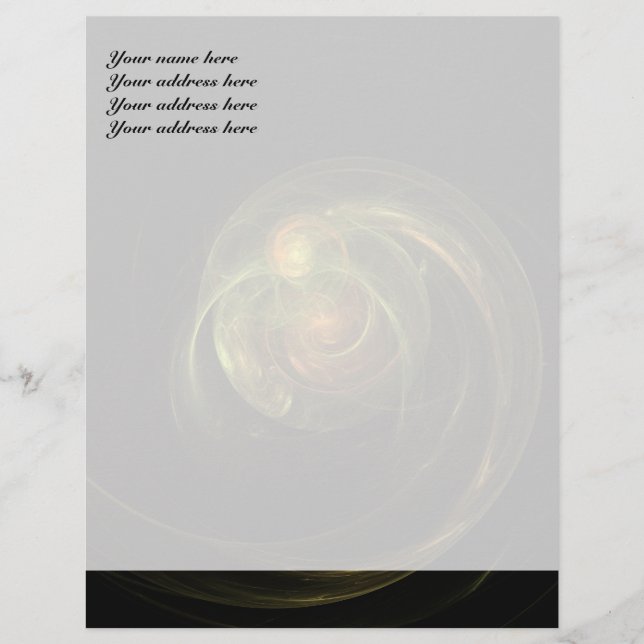 Green Planet Letterhead Design (Front)