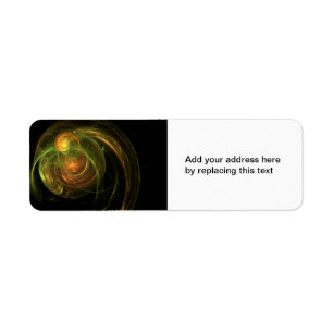 Green Planet Return Address Label