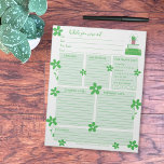 Green Plant and Books Substitute Report Notepad<br><div class="desc">This "while you were out" substitute report form notepad is a great way to stay informed about what happened in the classroom while you were absent . This one has a green house plant on top of books and little green decorative flowers . You can change the text if you...</div>