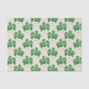 Green Plant Leaves Tissue Paper