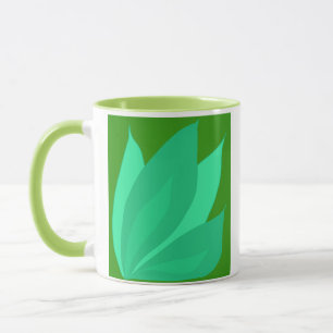 Green Plant Mug