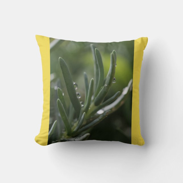 Green Plant Pillow (Front)