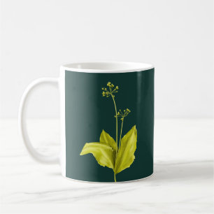Green Plant Wild Garlic Botanical Coffee Mug