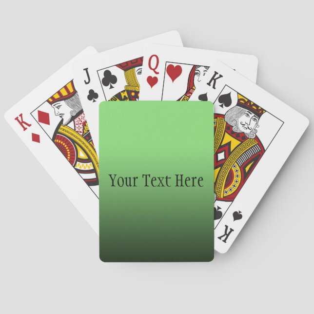 Green Playing Cards (Back)