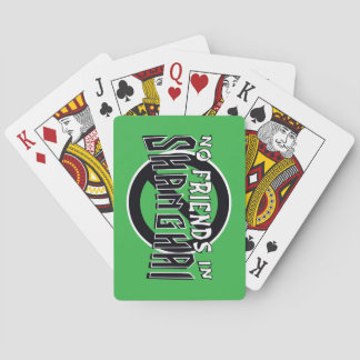 GREEN Playing Cards for Shanghai Rummy
