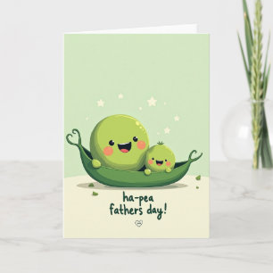 Green Pod Fathers Day Art Card