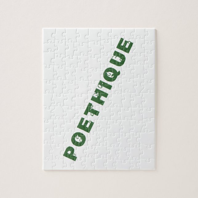 green poéthique jigsaw puzzle (Vertical)