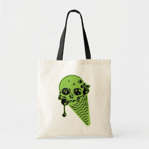 Green Poison Ice Cream Cone Tote Bag