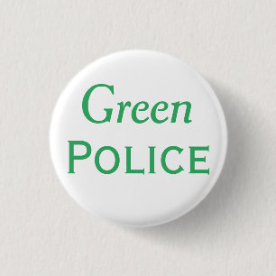 Green Police Button