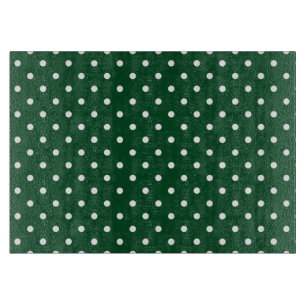 Green Polka Dots Cutting Board