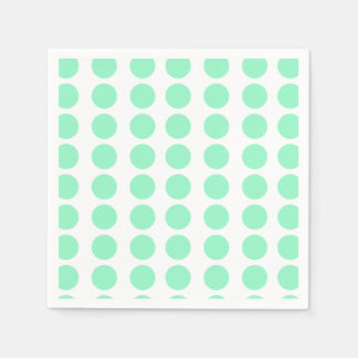 Green Polka Dots Design Napkin