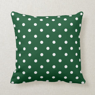 Green Polka Dots Pillow